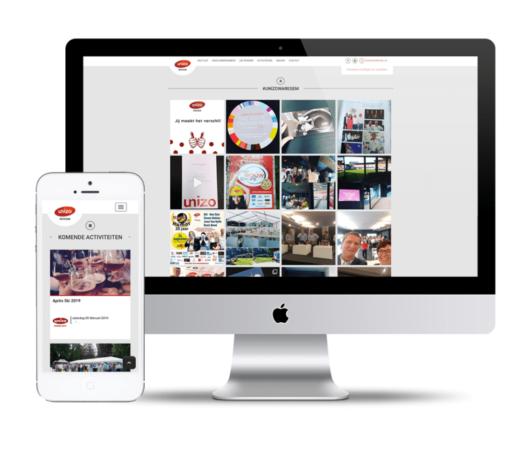 Website Unizo Waregem