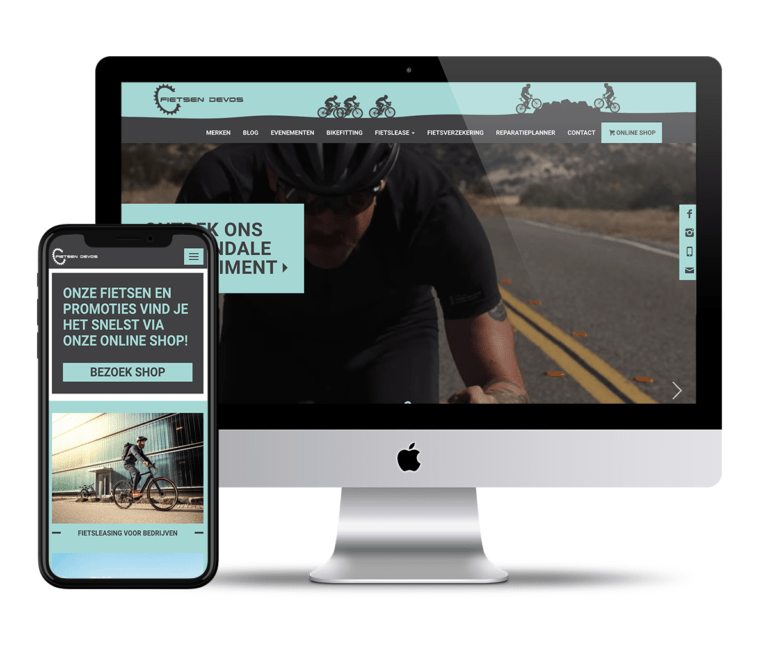Website Fietsen Devos